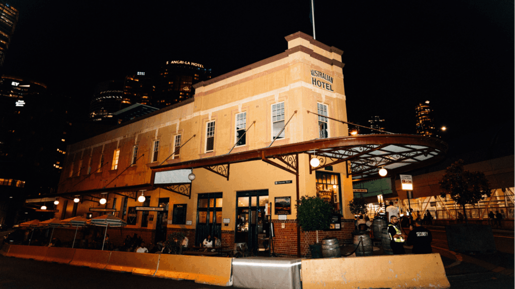 The Australian heritage Hotel exterior