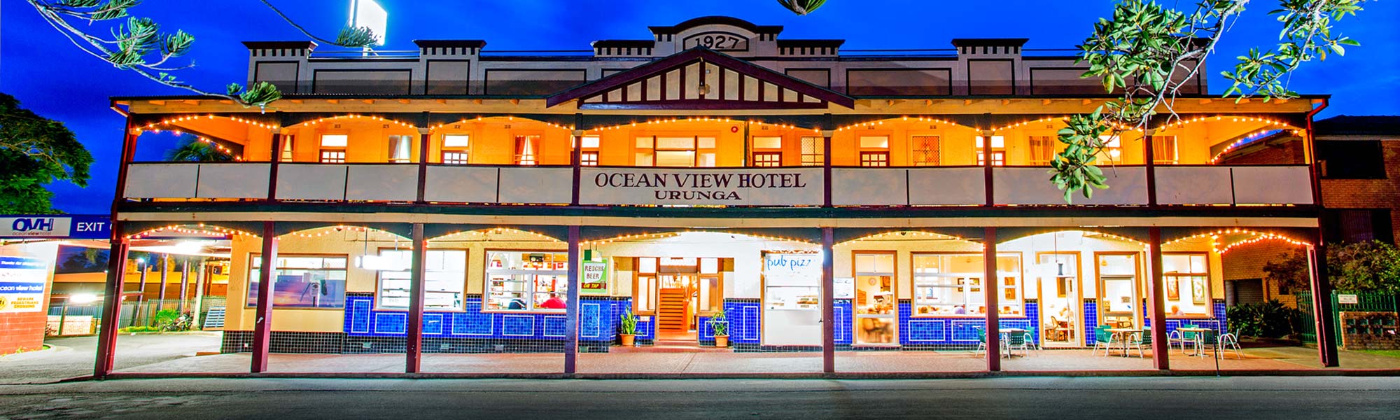 Ocean View Hotel Urunga Budget Urunga Pub Rooms Directory